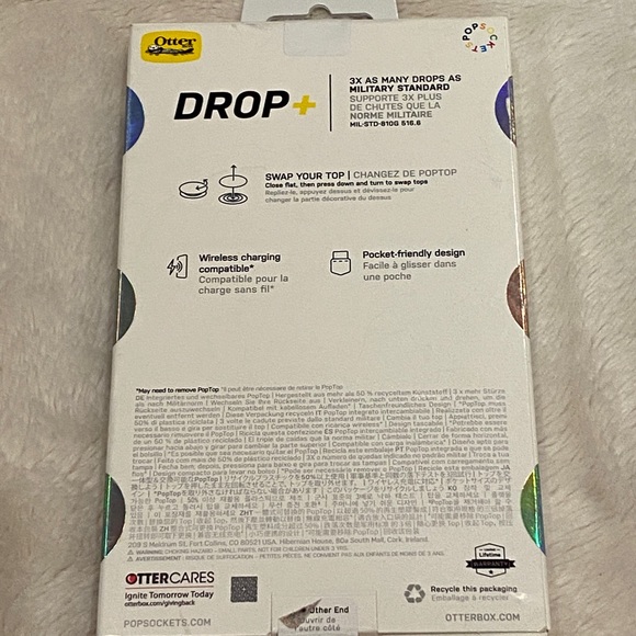 OtterBox+Pop Socket Symmetry Series Case for iPhone 14 Plus Soft Mystic NWT - Picture 5 of 5